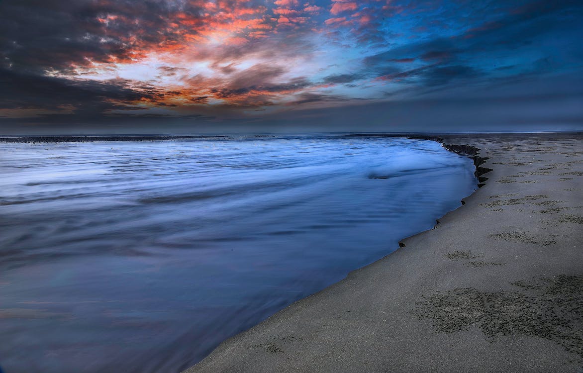Dark Coast Gradient Ocean
